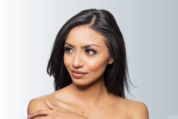 Women smiling to the side
