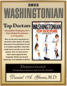 Washingtonian Top Doctor 2023 Dr. Yanes