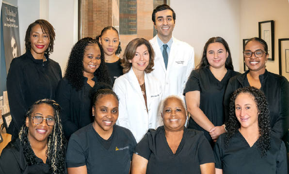 The MI Skin team, including Dr. Melda Isaac and Dr. Daniel Yanes