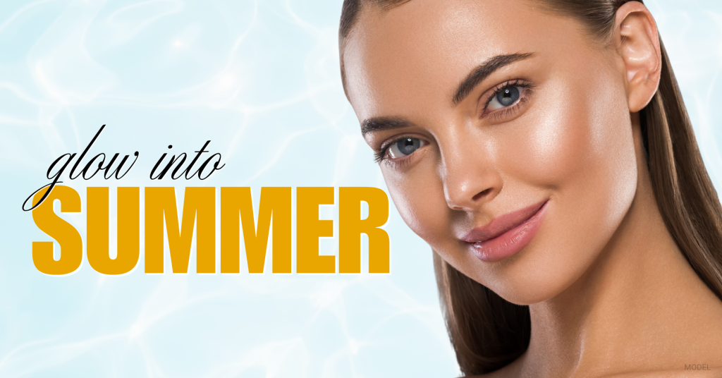 Glow into summer (with model image).